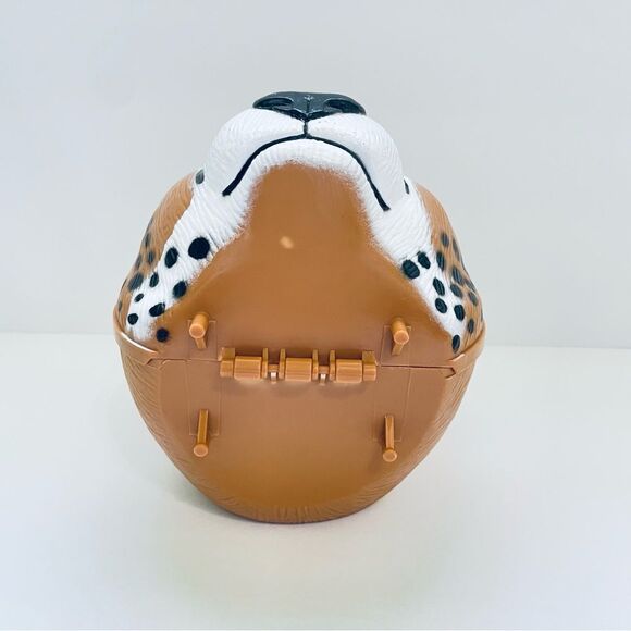 Vintage Smithsonian's National Zoo Kid’s Plastic Reusable Lunch Box Cheetah Face - Picture 4 of 7